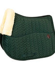 Kentucky Horsewear Skin Friendly Saddle Pad Velvet Jumping, Pine Green