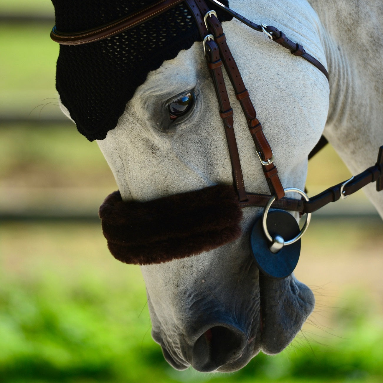 Kentucky Horsewear Faux Sheepskin Noseband Cover