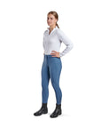 Montar Angela Yati Normal Waist Breeches - Full Grip, Ocean Blue