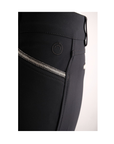 Montar Elisabeth Soft-Tech Premium Breeches Knee Grip, Mid Rise Black