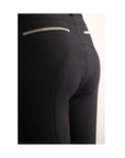 Montar Elisabeth Soft-Tech Premium Breeches Knee Grip, Mid Rise Black