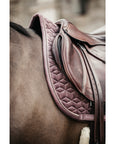 Kentucky Horsewear Saddle Pad Velvet Dressage, Light Purple