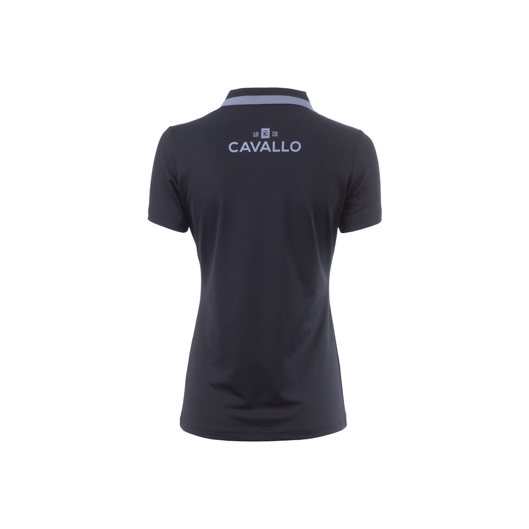 Cavallo FENIA Sporty Ladies Short Sleeve Polo Shirt, Dark Blue