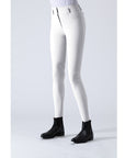 EGO7 Jumping CA High Waist Knee Grip Breeches, White