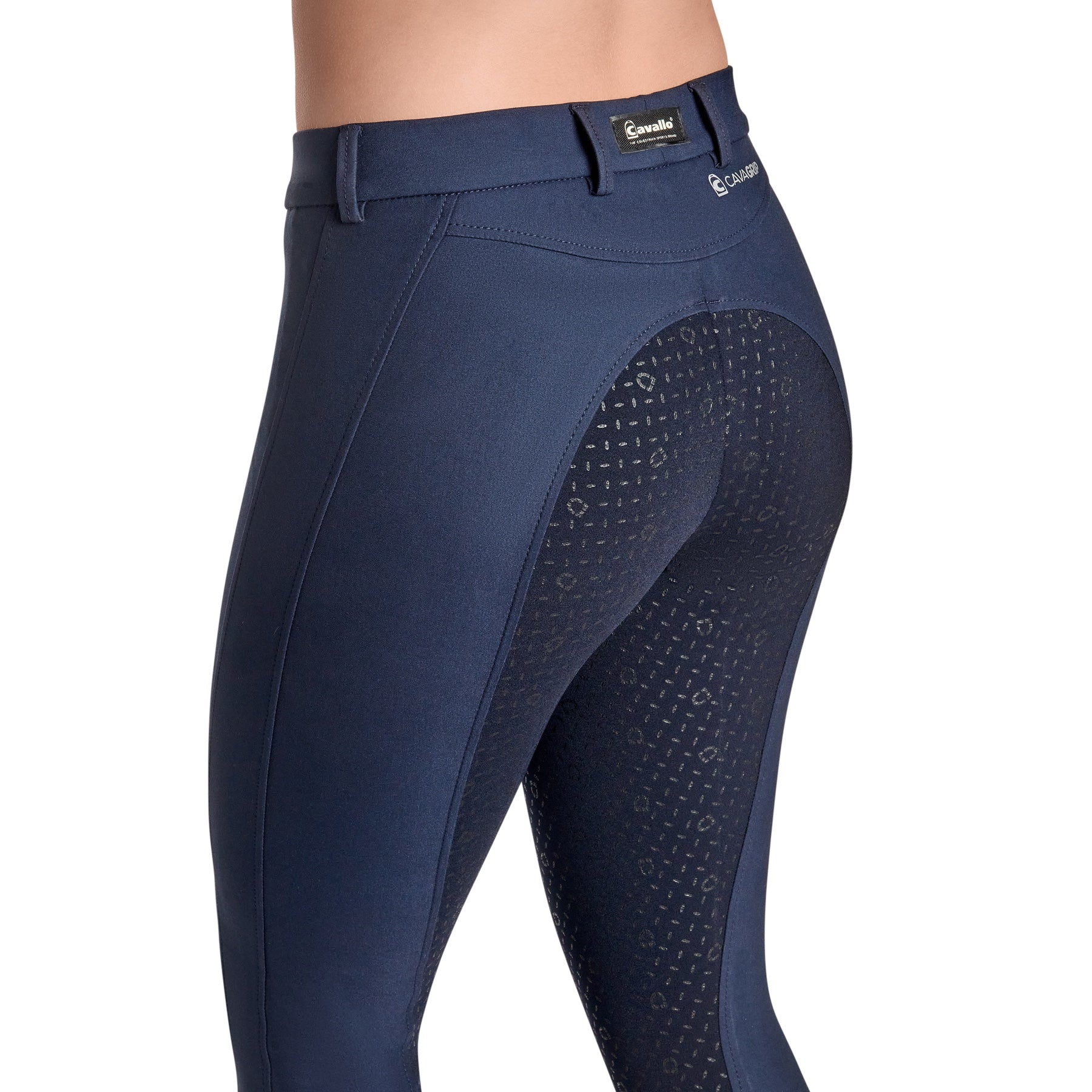 Cavallo Caja Full Grip, Mid Rise Breeches, Dark Blue