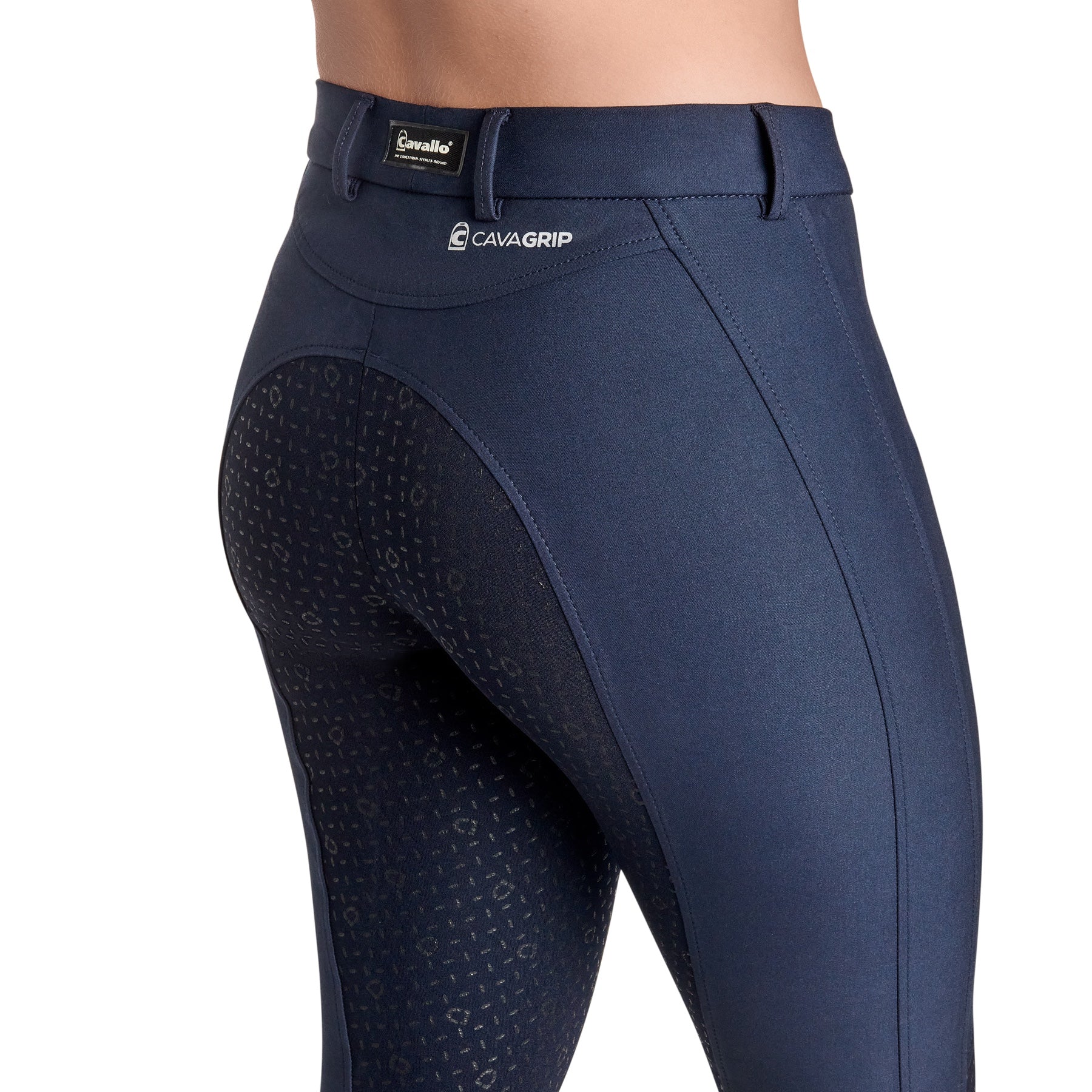 Cavallo Caja Full Grip, Mid Rise Breeches, Dark Blue