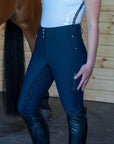 Cavallo Celine X Full Grip, High Rise Breeches, Dark Blue