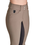 Cavallo Celine X Full Grip, High Rise Breeches, Taupe-Graphite