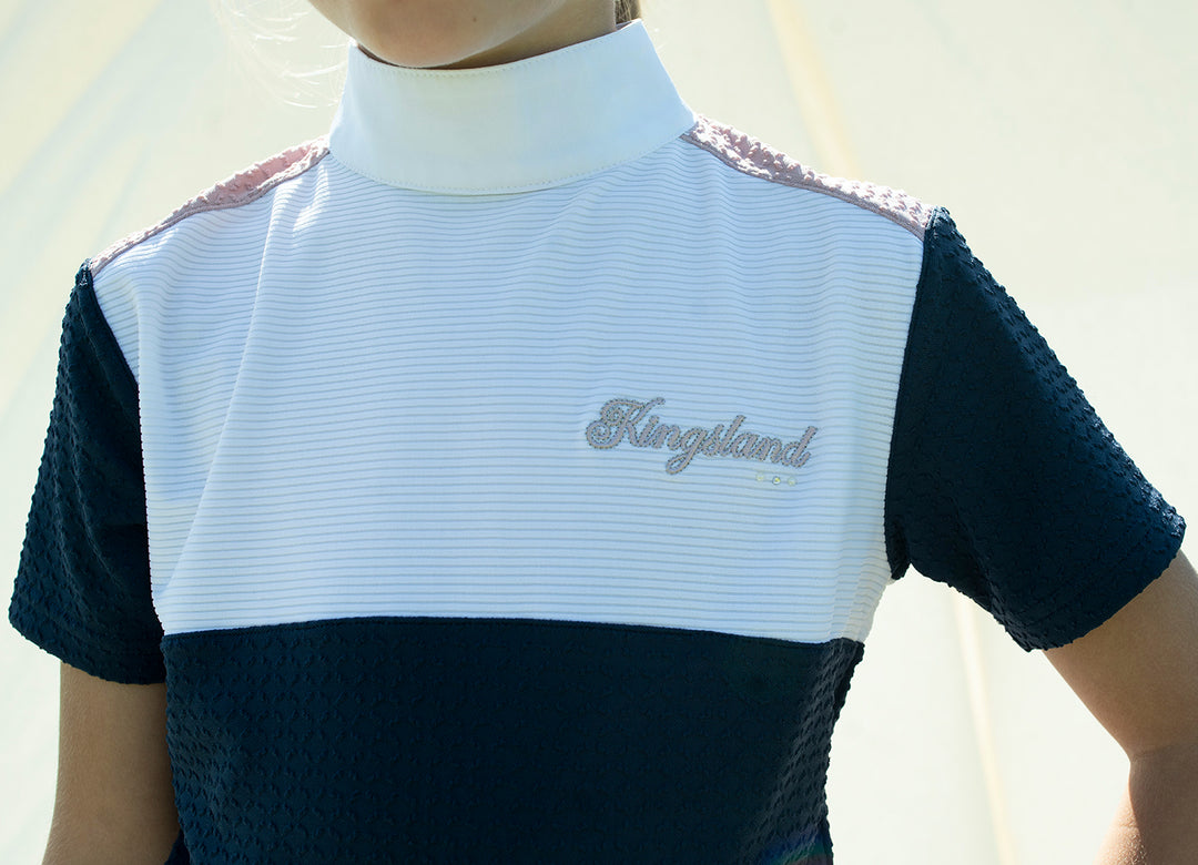 Kingsland Lola Girls Show Shirt, Navy Blazer