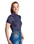 Cavallo DANIKA Ladies Training Shirt, Dark blue