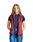 Cavallo DIARA Light Ladies Waistcoat, Dark Raspberry