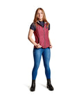 Cavallo DIARA Light Ladies Waistcoat, Dark Raspberry