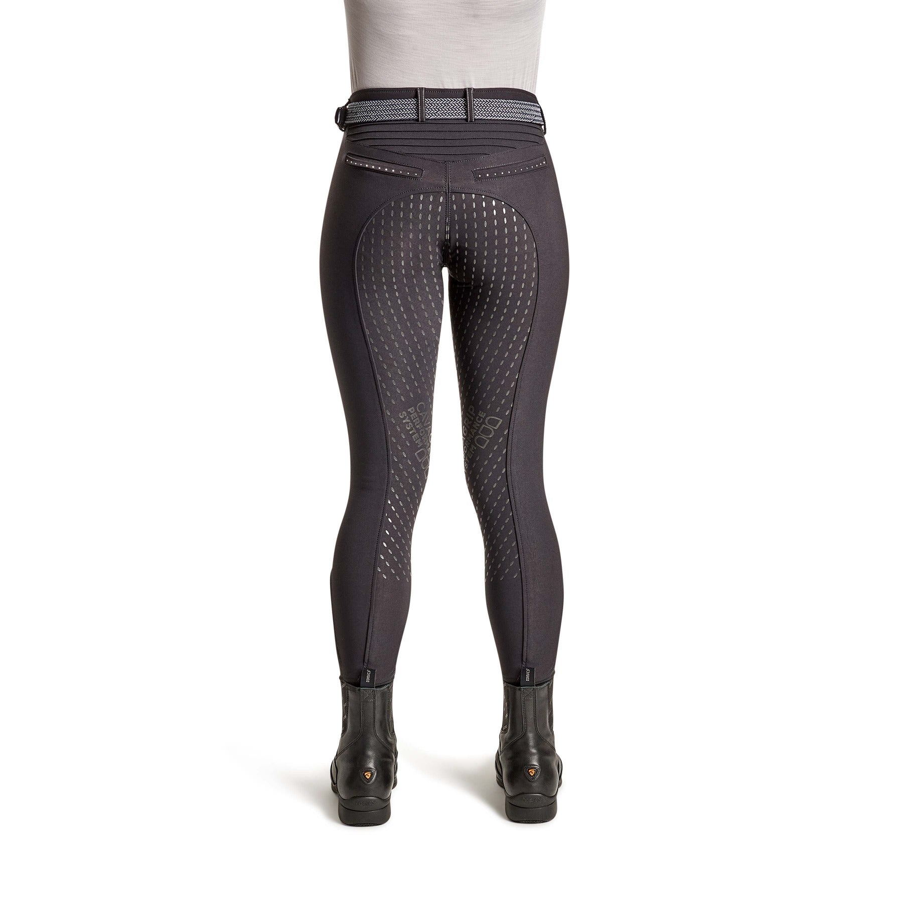 Cavallo CALIMA Full Grip, Mid Rise Breeches, Black