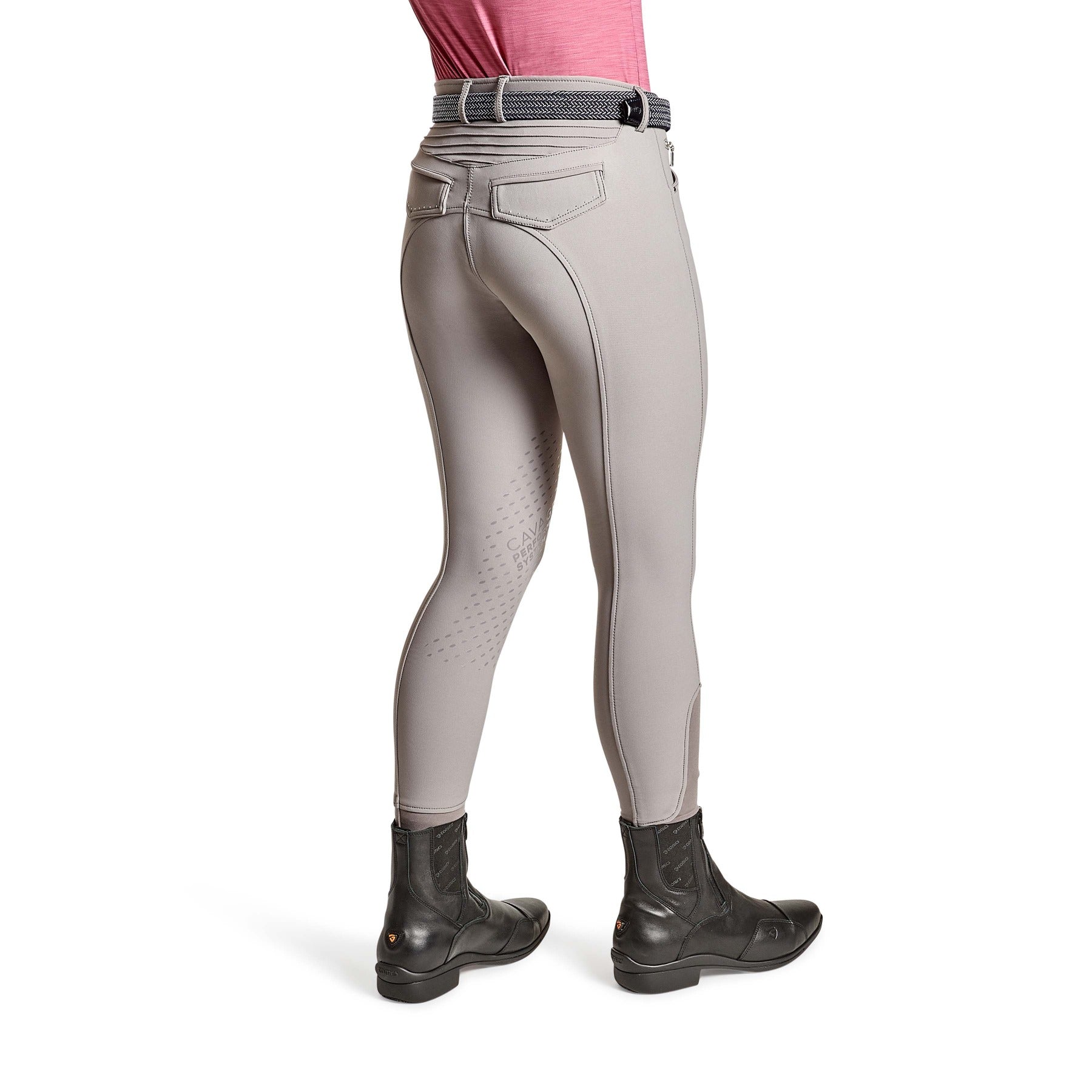 Cavallo DALIMA GRIP Knee Grip, Mid Rise Breeches, Cloud grey