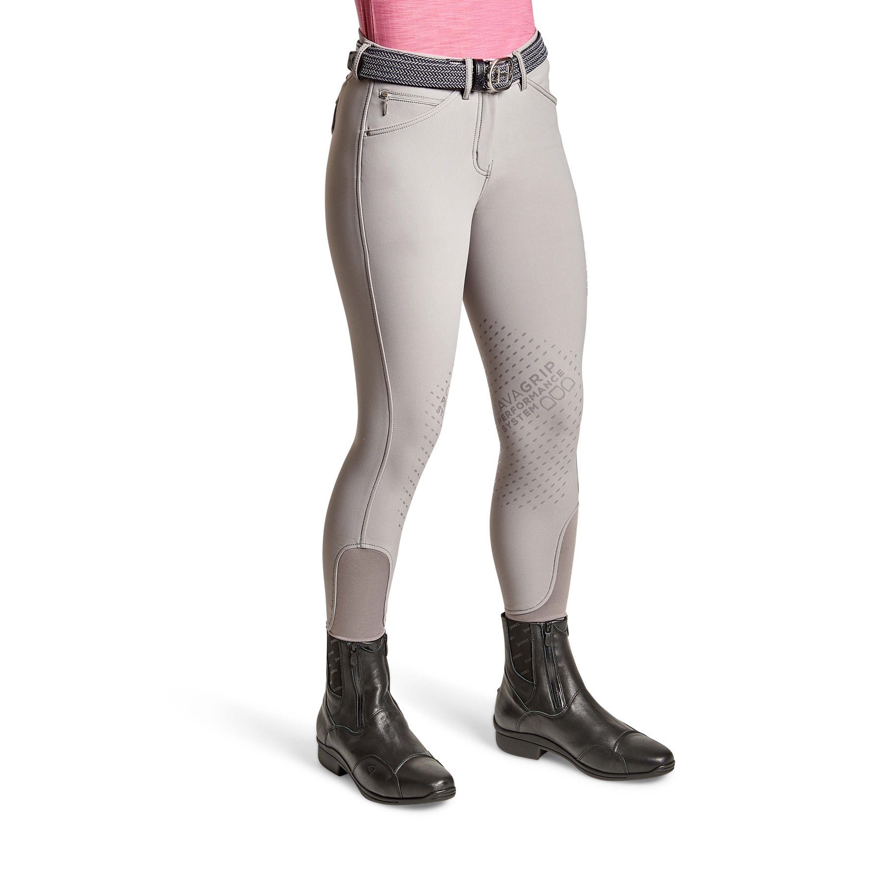 Cavallo DALIMA GRIP Knee Grip, Mid Rise Breeches, Cloud grey