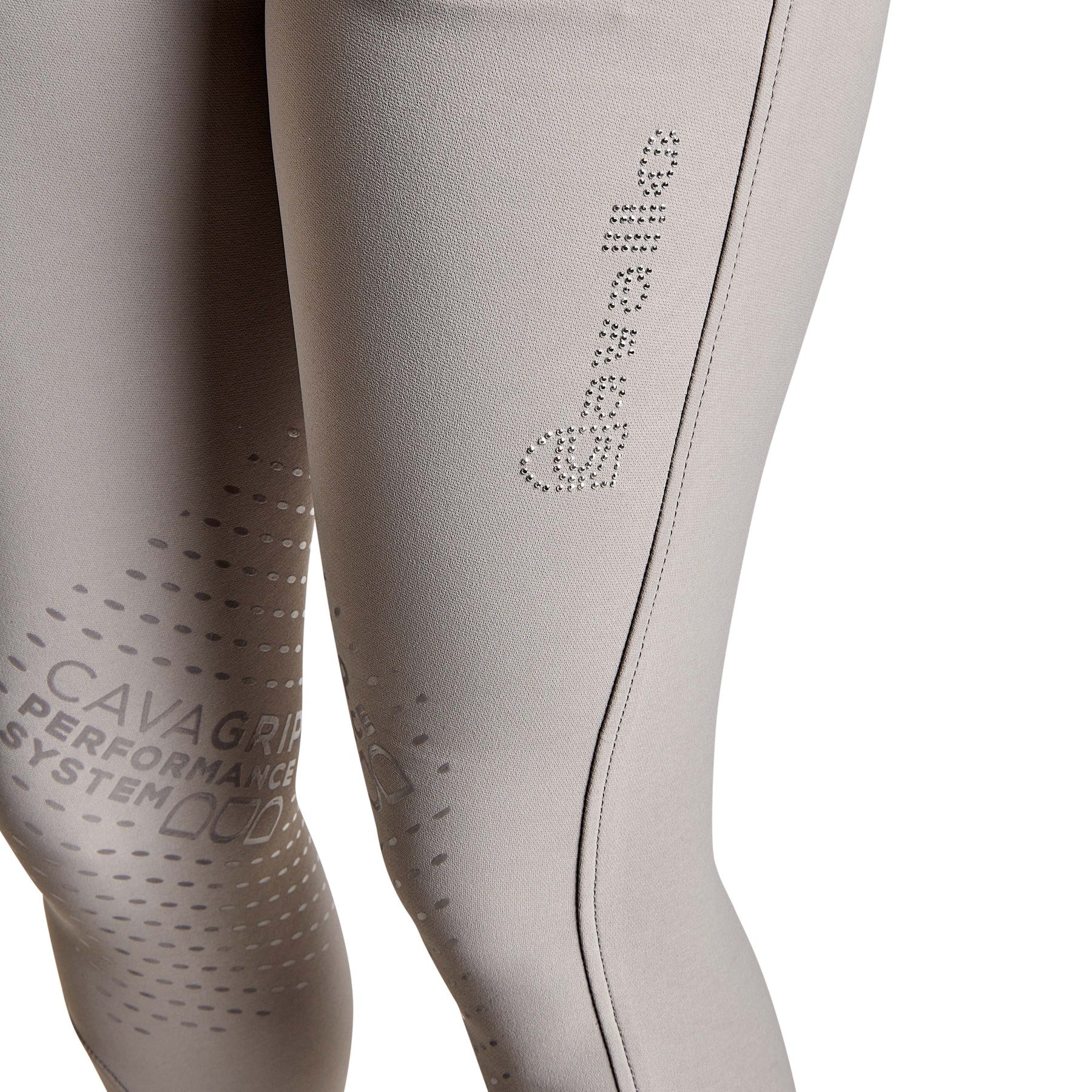 Cavallo DALIMA GRIP Knee Grip, Mid Rise Breeches, Cloud grey