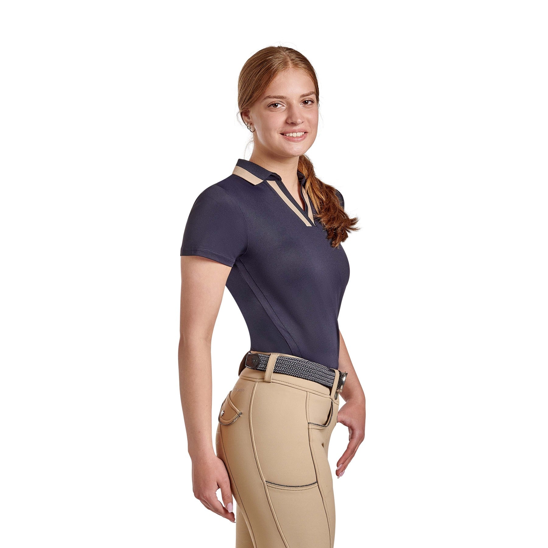 Cavallo DEJA Ladies Polo Shirt, Dark Blue