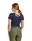 Cavallo DULCE Ladies Round Neck Shirt, Dark blue