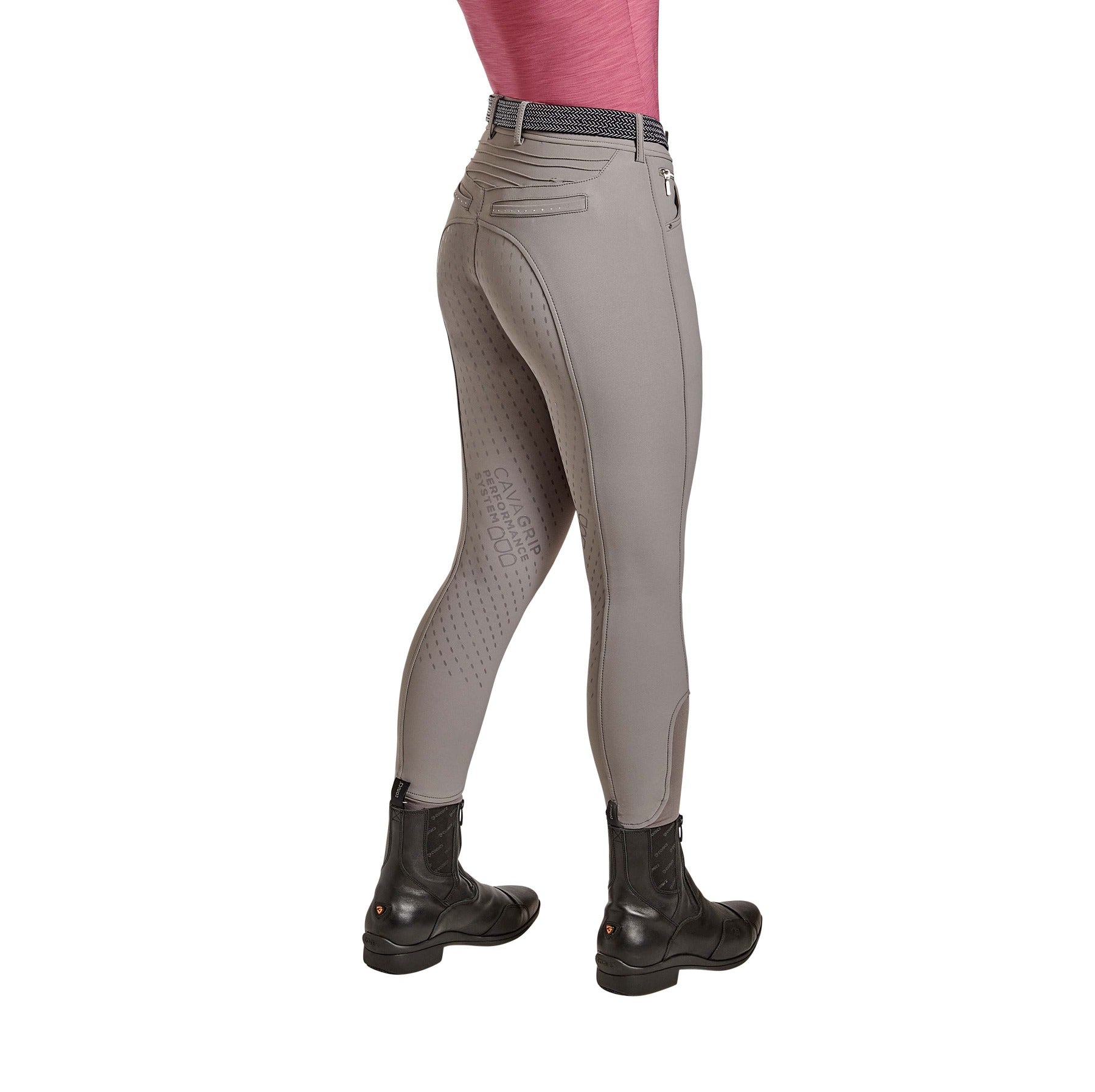 Cavallo CALIMA Full Grip, Mid Rise Breeches, Cloud grey