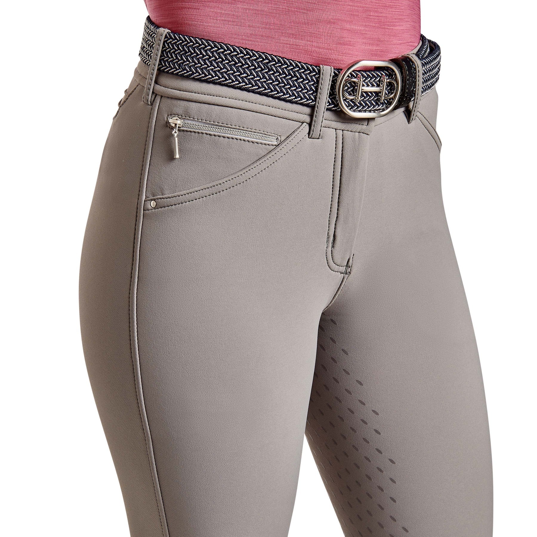 Cavallo CALIMA Full Grip, Mid Rise Breeches, Cloud grey