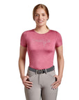 Cavallo DULCE Ladies Round Neck Shirt, Raspberry