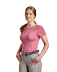 Cavallo DULCE Ladies Round Neck Shirt, Raspberry