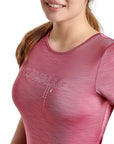 Cavallo DULCE Ladies Round Neck Shirt, Raspberry