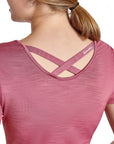 Cavallo DULCE Ladies Round Neck Shirt, Raspberry