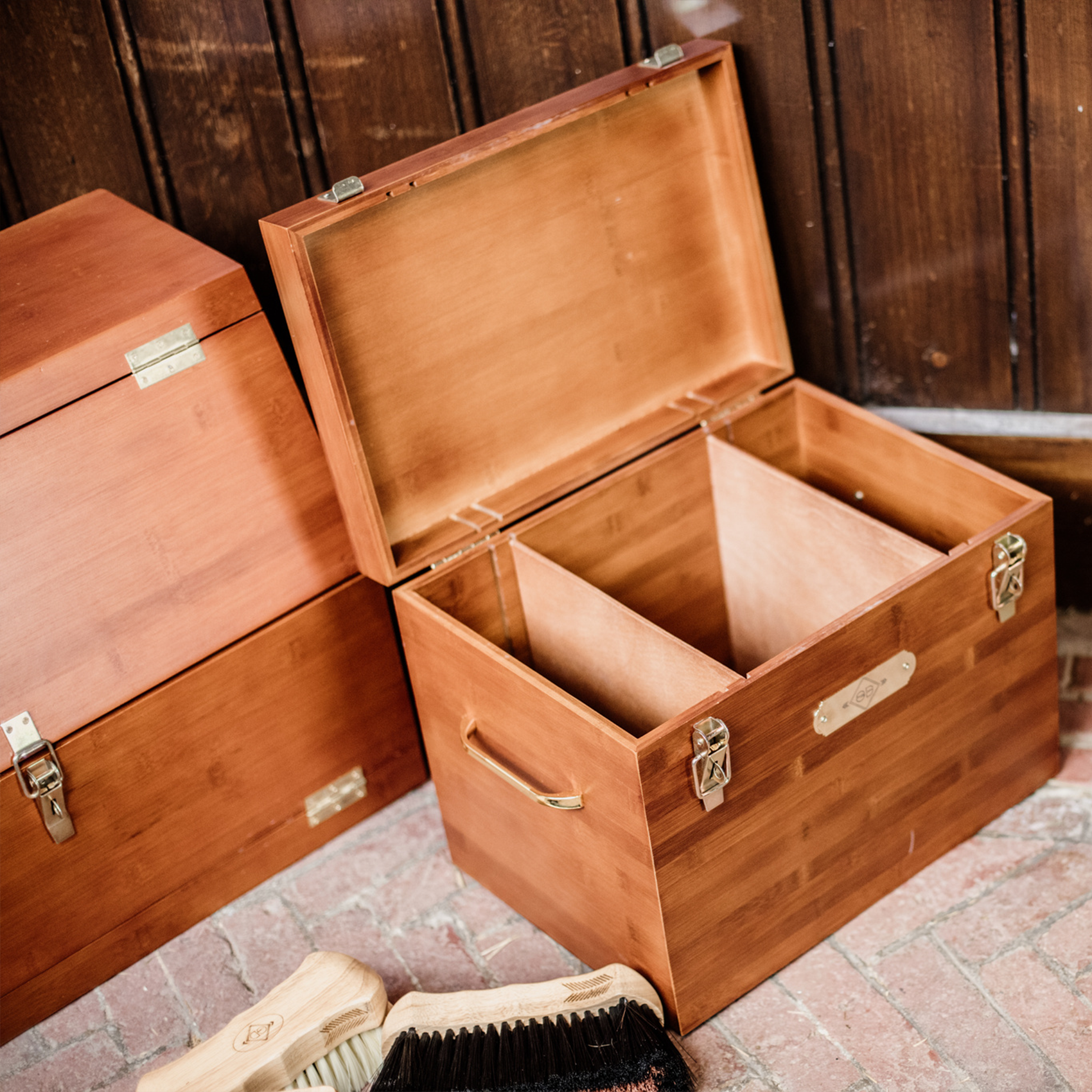 Kentucky Horsewear Tack Box Set, Brown