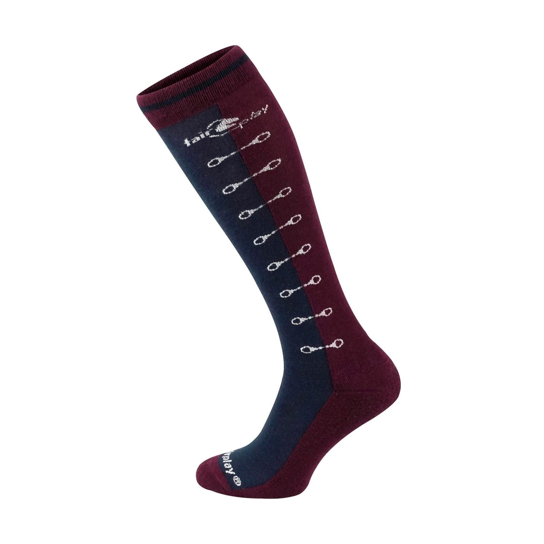 Fair Play Riding socks NEVIS, Plum - Navy – Dapper Horse