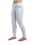 Montar Elisabeth Soft-Tech Premium Breeches Full Grip, Mid Rise White