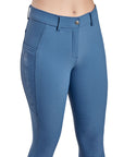 Montar Angela Yati Normal Waist Breeches - Knee Grip, Ocean Blue