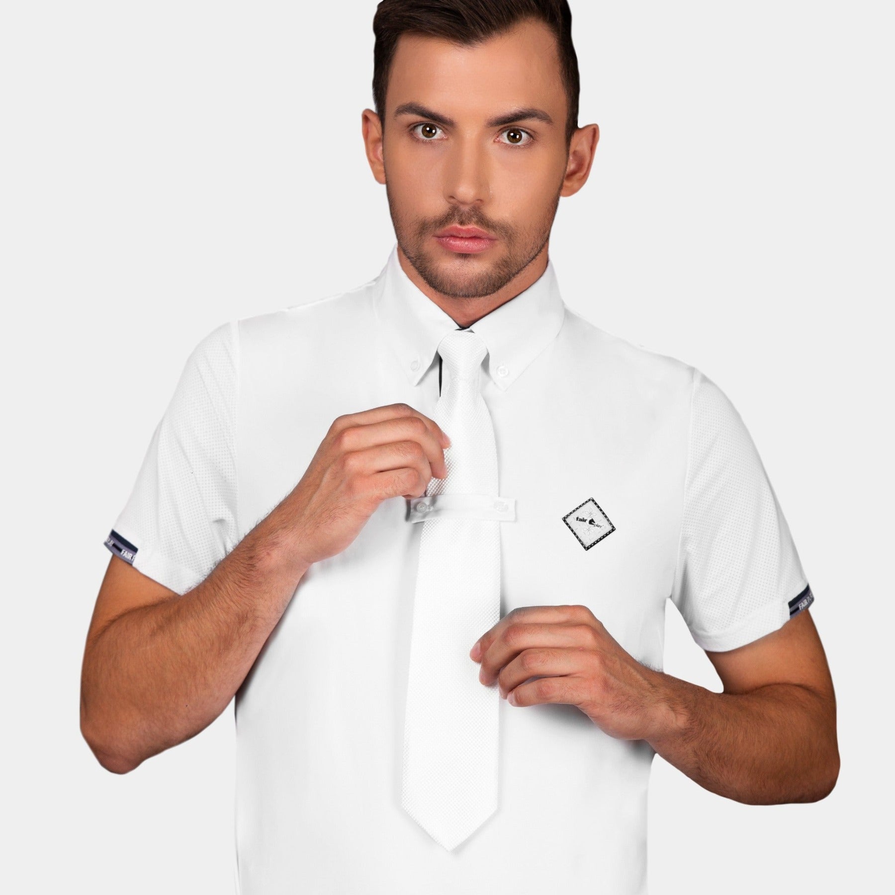 Fair Play Men&#39;s Competition Shirt JOHN, White