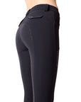 Montar Kyla Soft-Tech Ladies Mid Rise Full Grip Breeches, Black