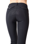 Montar Kyla Soft-Tech Ladies Mid Rise Full Grip Breeches, Black