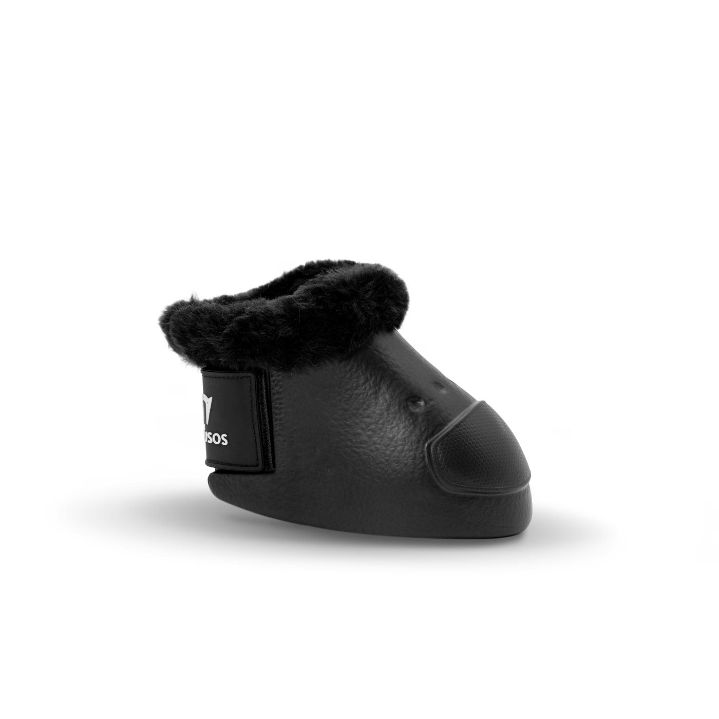 Gatusos Bell Boots Royal Synthetic Shearling, Black