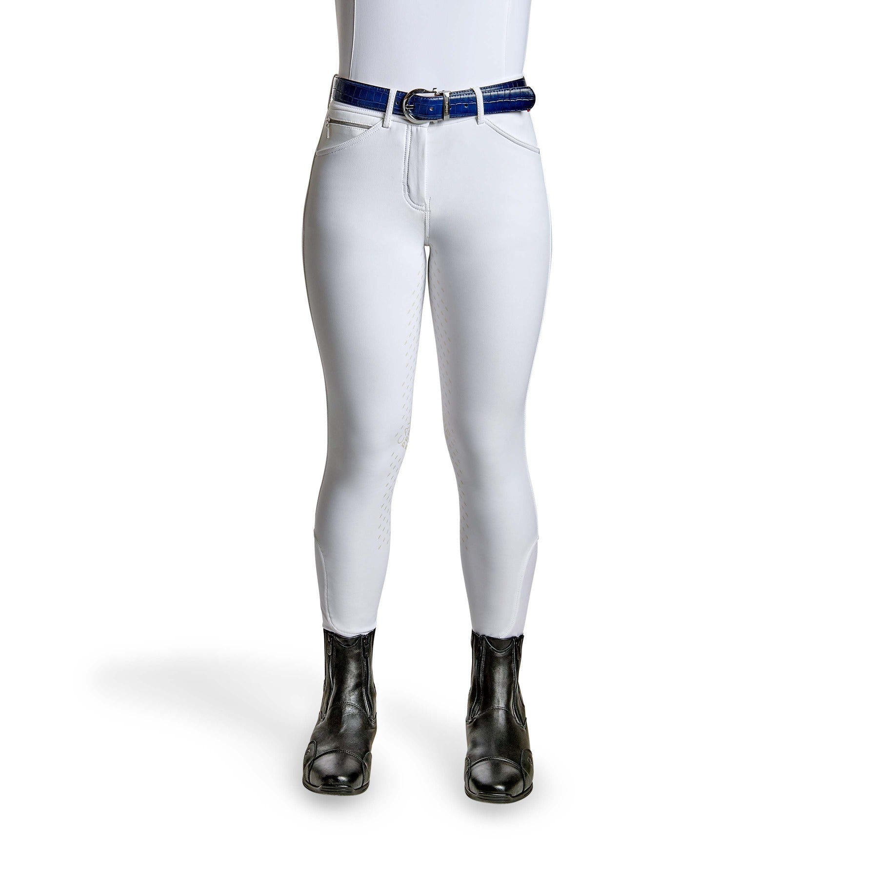 Cavallo CALIMA Full Grip, Mid Rise Breeches, White