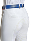 Cavallo CALIMA Full Grip, Mid Rise Breeches, White