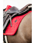 Kentucky Horsewear Saddle Pad Velvet Jumping Red Edition