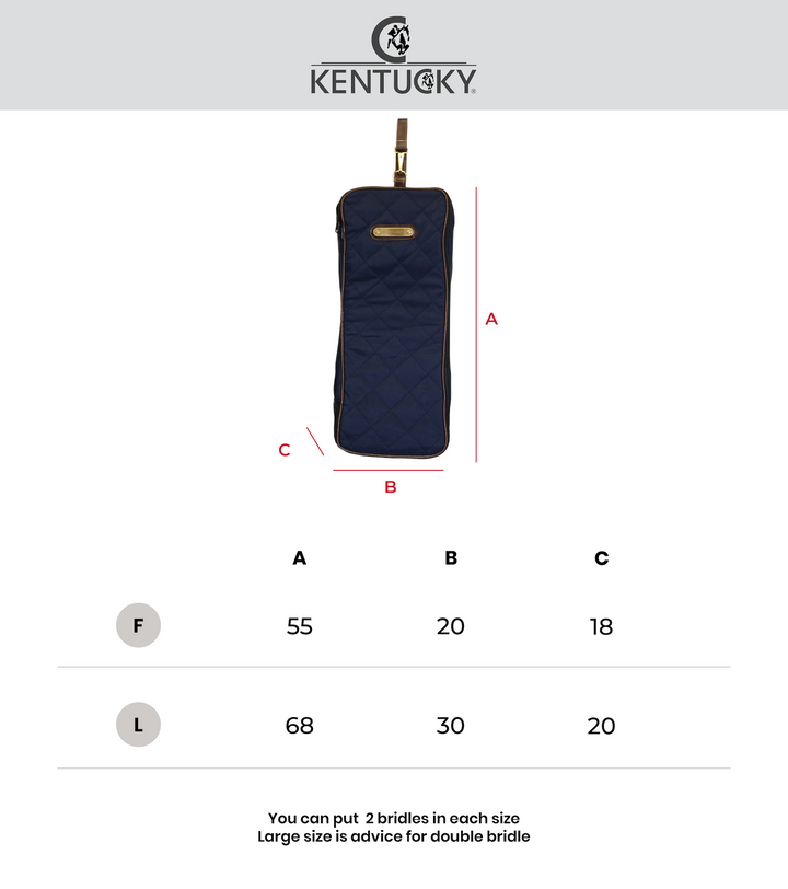 Kentucky Horsewear Bridle Bag, Black