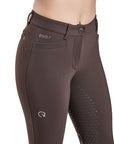 EGO7 Dressage Normal Waist Full Grip Breeches, Chocolate