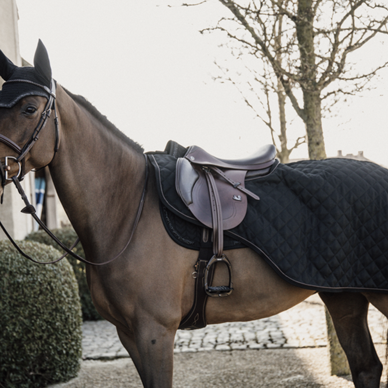 Kentucky Horsewear Riding Rug, Black