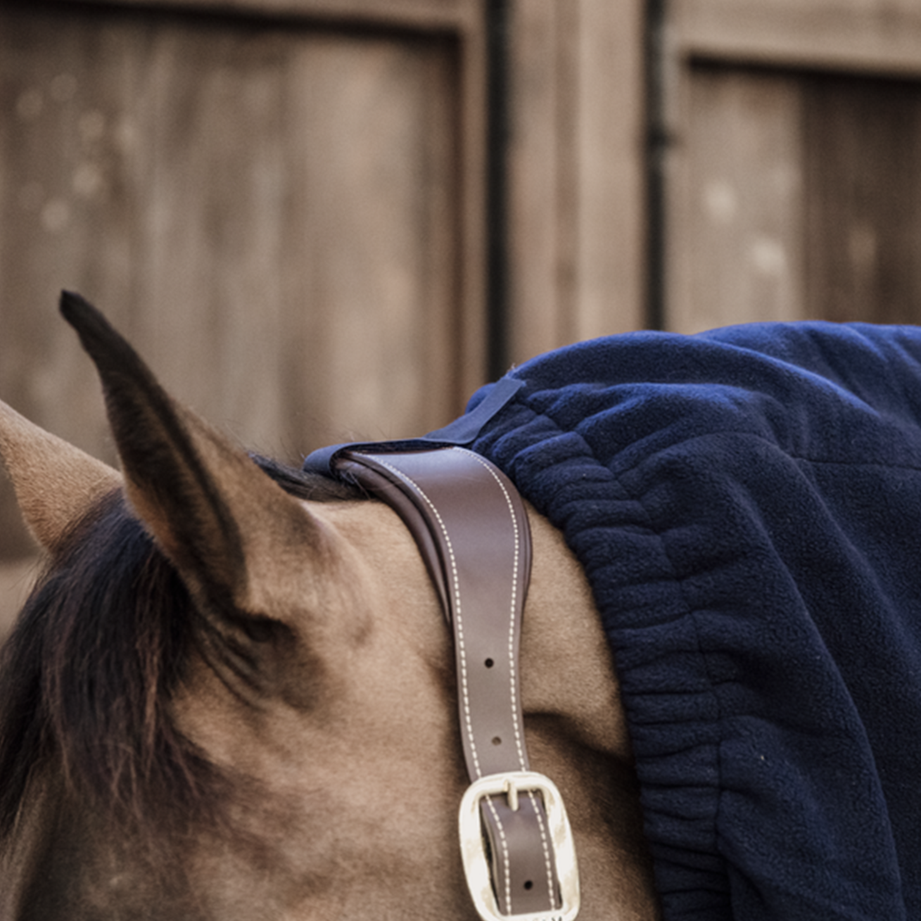 Kentucky Horsewear Heavy Fleece Horse Scarf, Navy