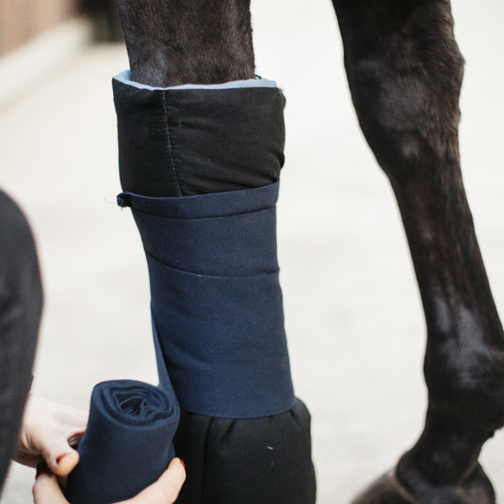 Kentucky Horsewear Magnetic Bandage Pads Recuptex, Black