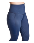 BWear Finn Full Grip, High Waist Riding Leggings, Navy