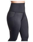 BWear Finn Full Grip, High Waist Riding Leggings, Black