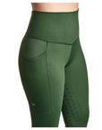 BWear Finn Full Grip, High Waist Riding Leggings, Green