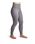 BWear Finn Full Grip, High Waist Riding Leggings, Gray