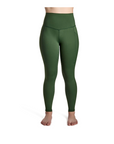 BWear Finn Full Grip, High Waist Riding Leggings, Green