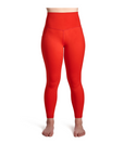 BWear Finn Full Grip, High Waist Riding Leggings, Red